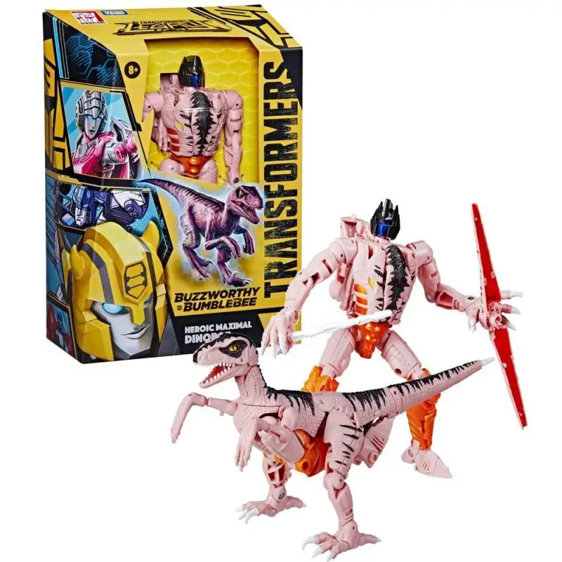 Hasbro Transformers Legacy bumbleworty Bumblebee Voyager Heroic Maximal Dinobot figura de acción