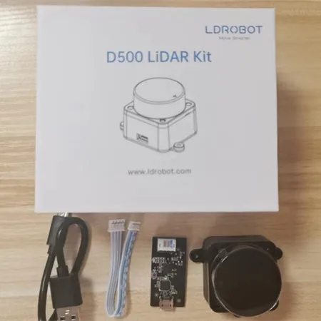 LDROBOT D500 Lidar Kit DTOF outdoor robot SLAM Navigation Scanning Laser Radar Sensor support ROS1 ROS2 D300 Lidar kit Upgrade 4