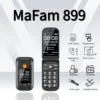 Dual Display Senior Cellphone Two SIM Large Push Keypad Speed Dial Torch FM Push Button SOS Button Elderly Cover Mobile Phone 1