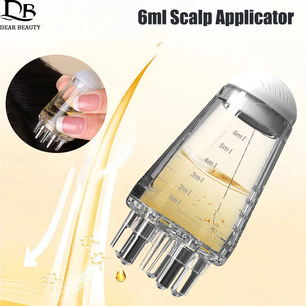6ml Scalp Massager Roller Ball Brush for Hair Growth and Essential Oil Application