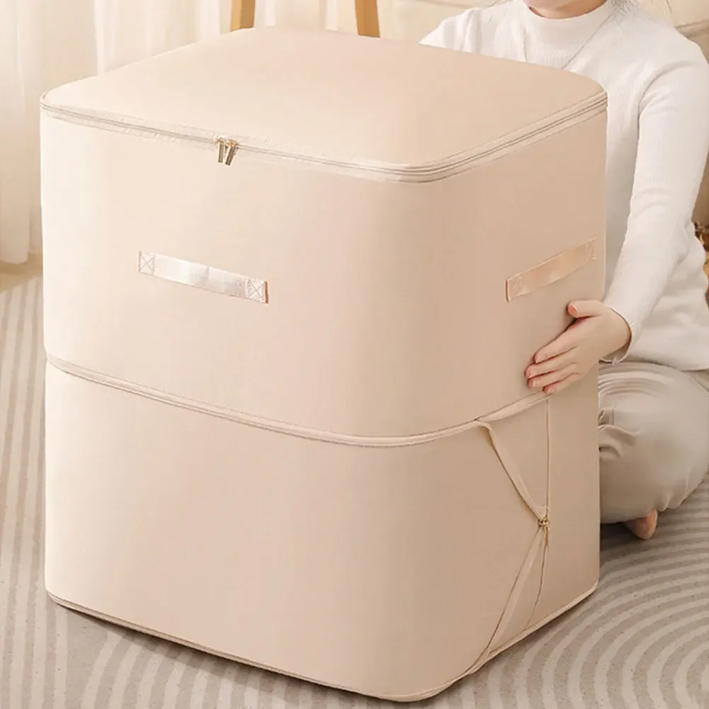 Closet Organizer Folding Organizer Bag Space Saving Self Compression Organizer for Comforters Bedding Blankets Clothing Pillows 3
