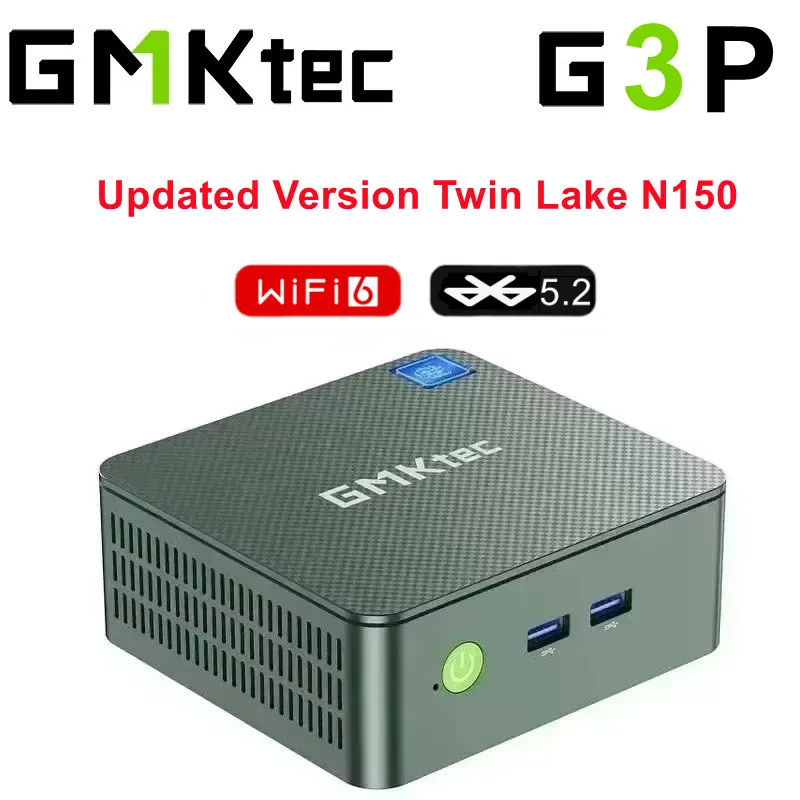 GMKtec G3 PLUS MINI PC Updated Version Twin Lake N150