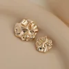5Pcs Beautiful Gold Color Shank Buttons Zinc Alloy Irregular Shape Buttons Women's Sweater Coat Accessories 1