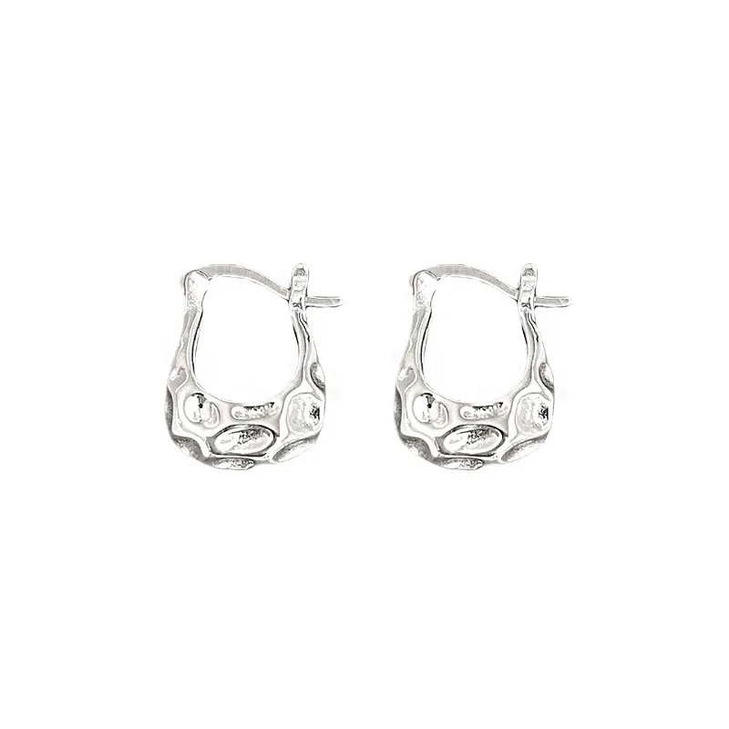 

Женские серьги-кольца из серебра 925 пробы, 18 карат