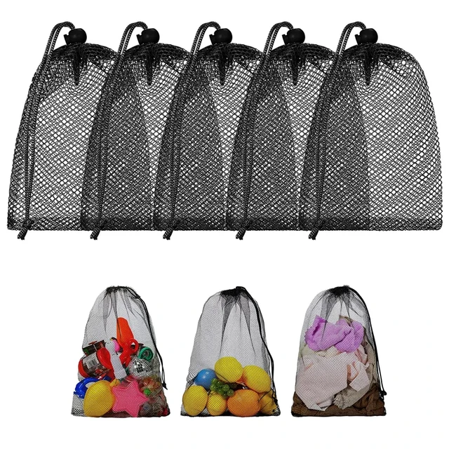 Outbound Multi-Purpose Mesh Drawstring Laundry/Wash Bag For Travel, Home,  Camping & Sport