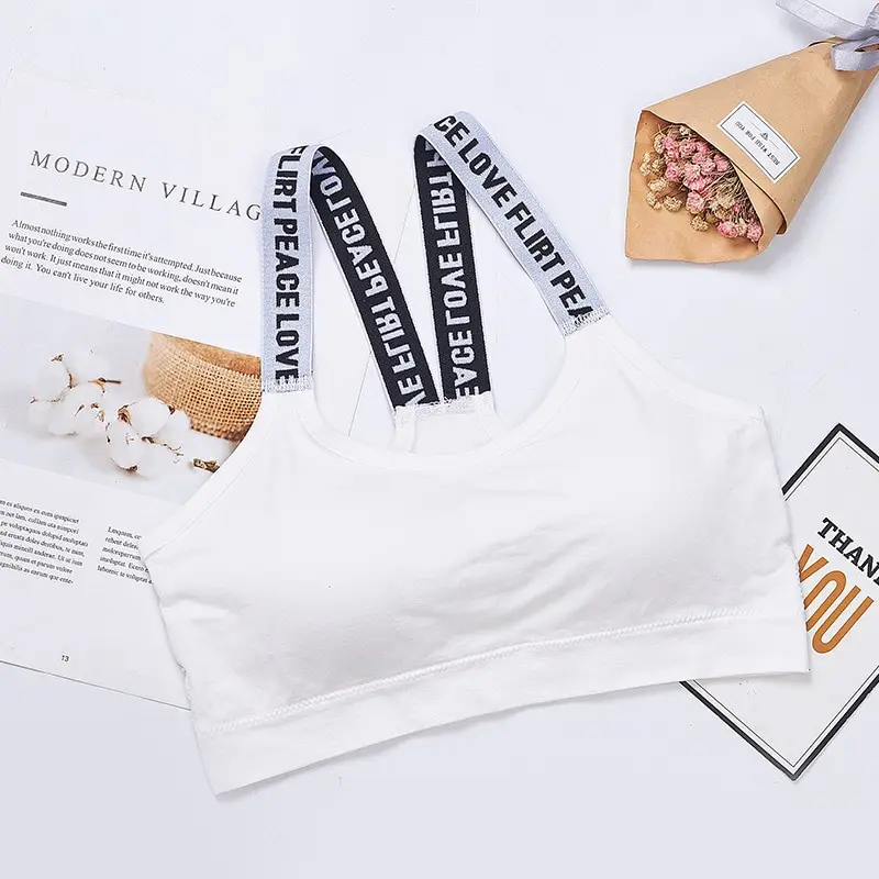 White 1 Sports Bra
