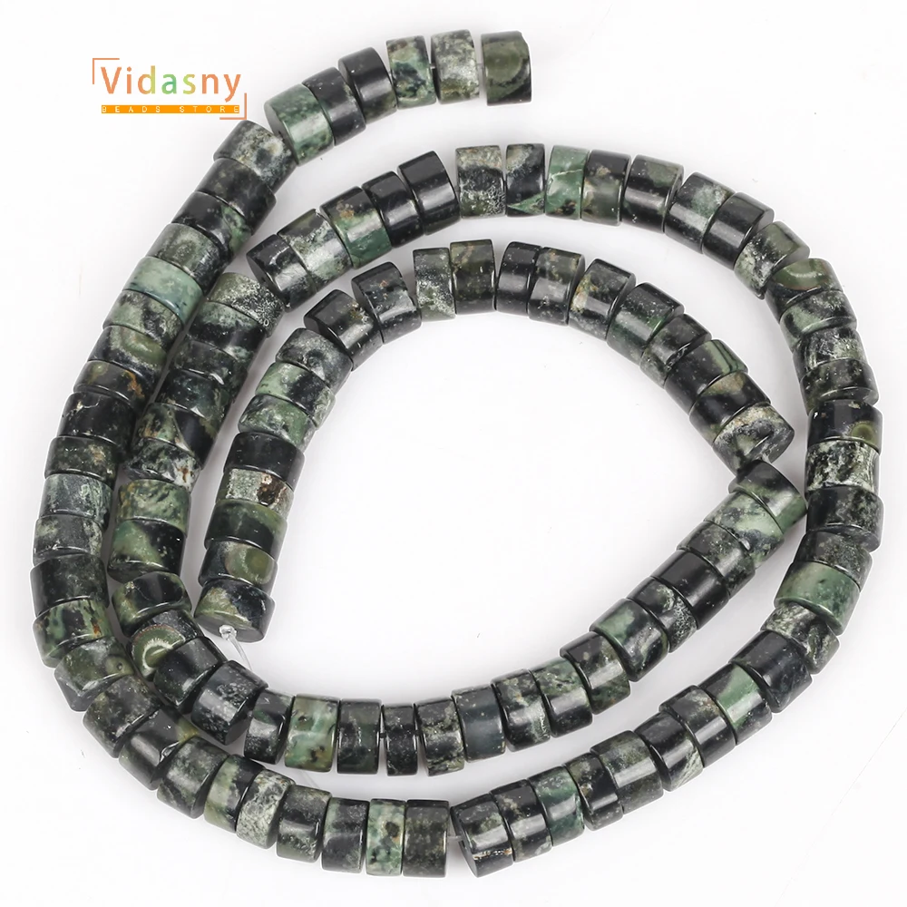 6x3mm Naturstein Kambaba Jaspis Perlen Für Schmuck Machen Disc Lose Perlen Diy Zubehör Armbänder 15 zoll