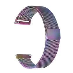 Premium Metal Replacement Strap - Available in 18mm, 20mm, 22mm Sizes - Garmin Venu 3 (Colorful)