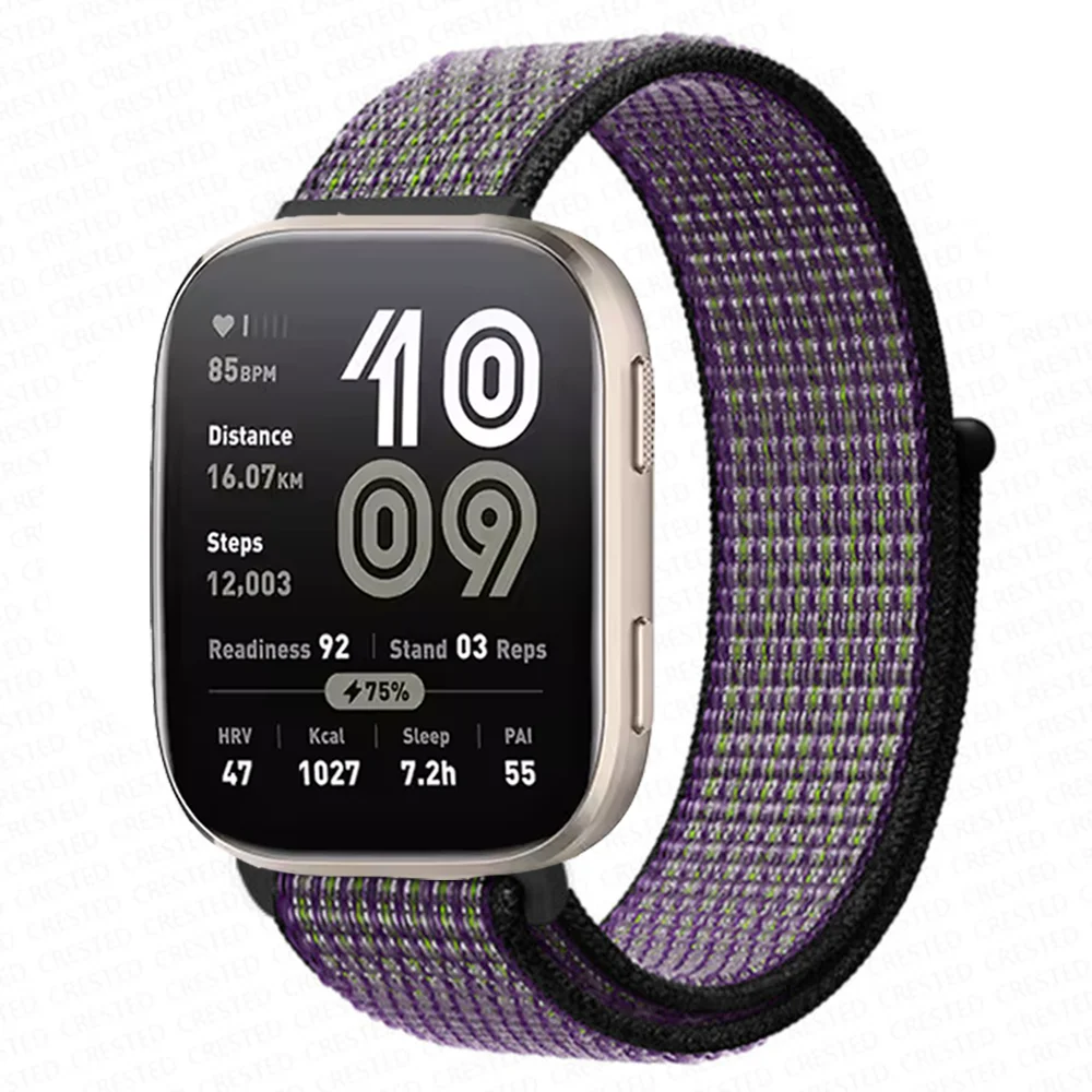 Nylon Loop Watchband Bracelet - 22mm Strap Replacement
