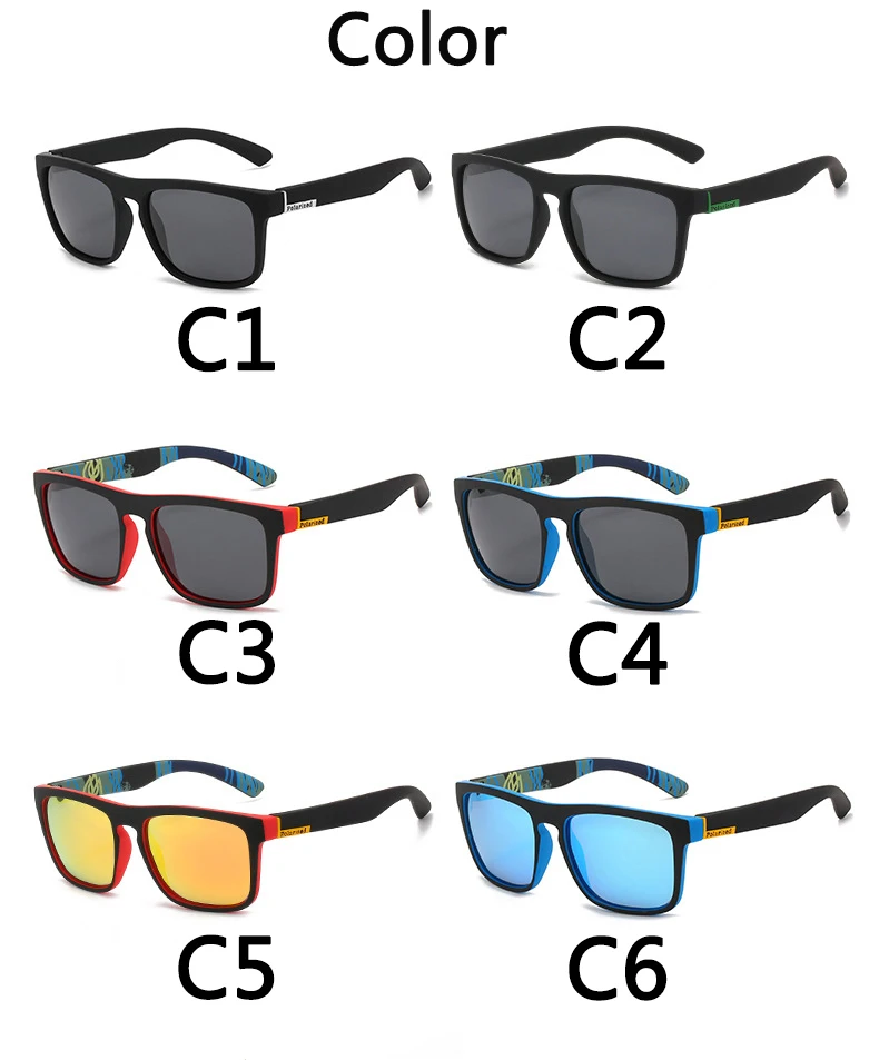 BOYSEEN Männer Polarisierte Stick Sonnenbrille Marke Design Sport Stil Gläser UV400 gafas de sol hombre – Detail 5