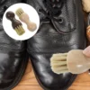 2 Pcs Shoe Brush Cleaner Suede Leather Pig Hair Purse Sole Cleaning Tools Boot Brushes Shoe Traveling Polishing Eraser Household 6