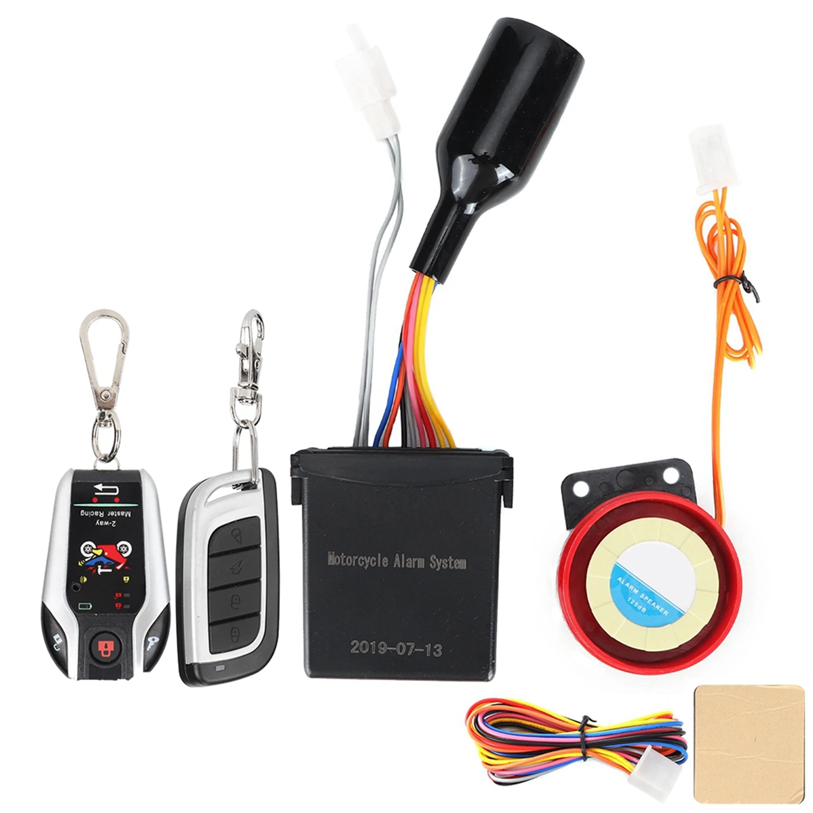 Motorcycle Security Alarm Anti-Theft For Motorcycle Remote Control Key Shell Motorbike Motor Alarm With Remote Start