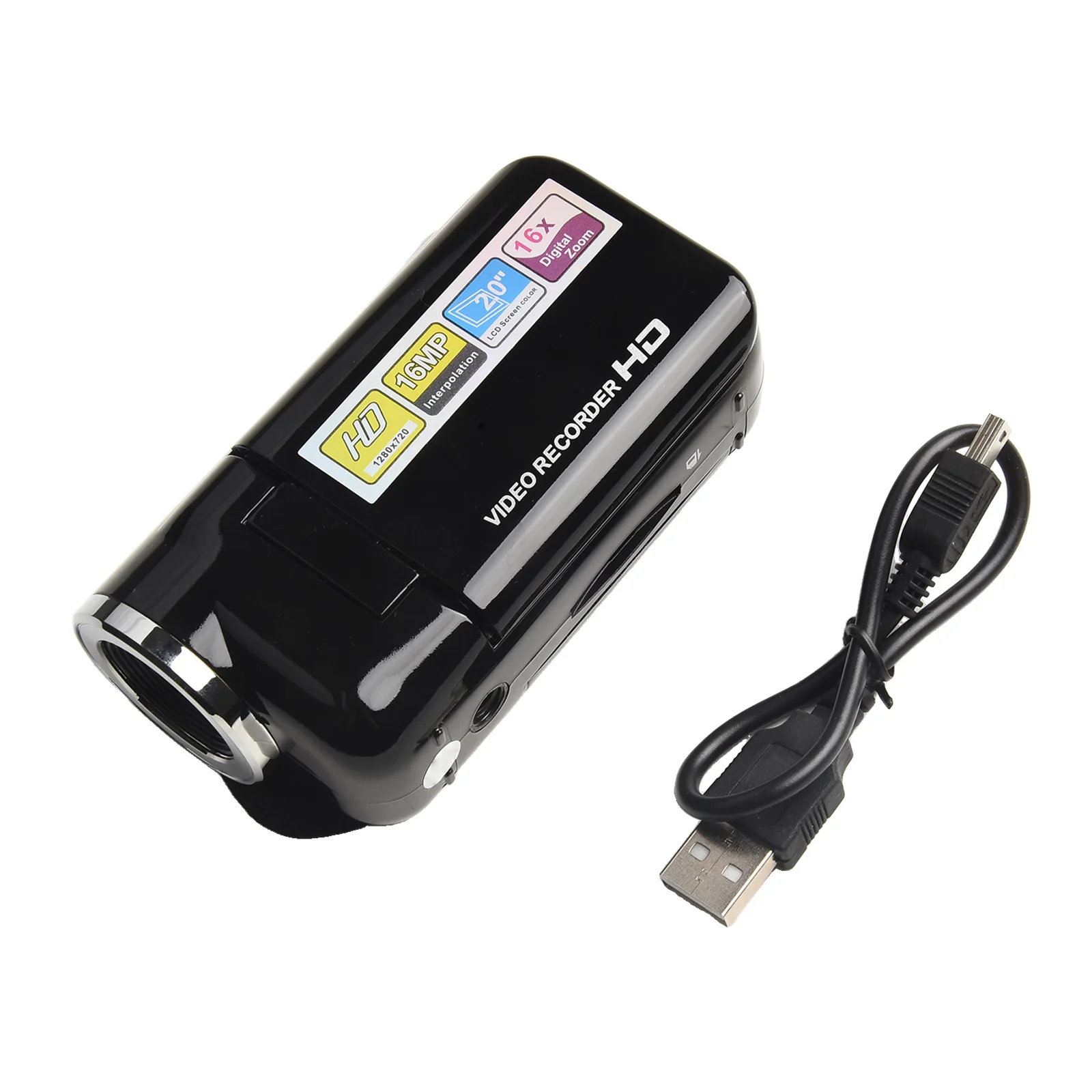 Description Picture 3 of itemD90 1080P 16MP Digital Camera 2.4 Inch Rotatable Screen Camcorder- 16X Zoom HD Video Recorder With Fill Light      N E W