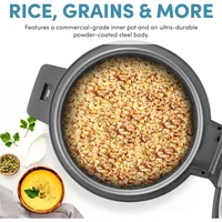 Aroma Housewares 60-Cup (Cooked) (30-Cup UNCOOKED) Commercial Rice Cooker, Stainless Steel Exterior (ARC-1130S), Silver 2