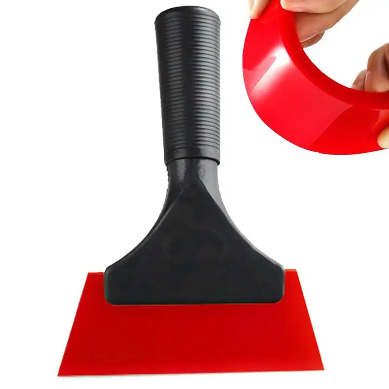 Clean Scraper Shovel Multifunction Auto Window Tints Soft Silicone Scraper Water Blade Wiper Glass Handy Car Cleaner Tool 1Pcs