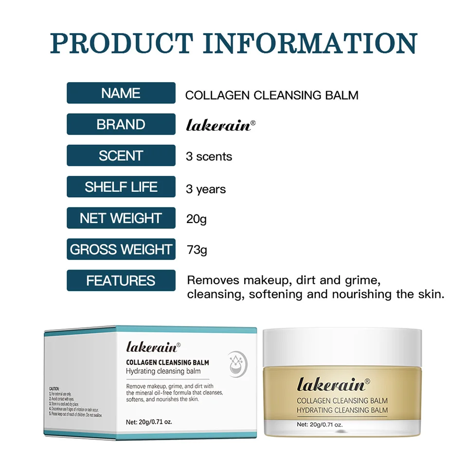 Lakerain Cleansing Balm Deep Cleansing Hydrating Softening And Nourishing Skin Gently Remove Facial Makeup Cleanser Balm Sca506143b1dc48a2a04c9430c33cb98f3