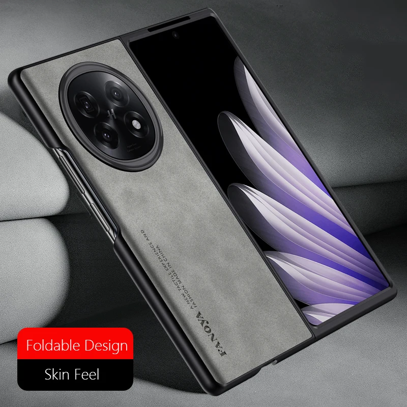 Luxury Retro Leather Skin Feel Shockproof Matte Silicone Case Cover