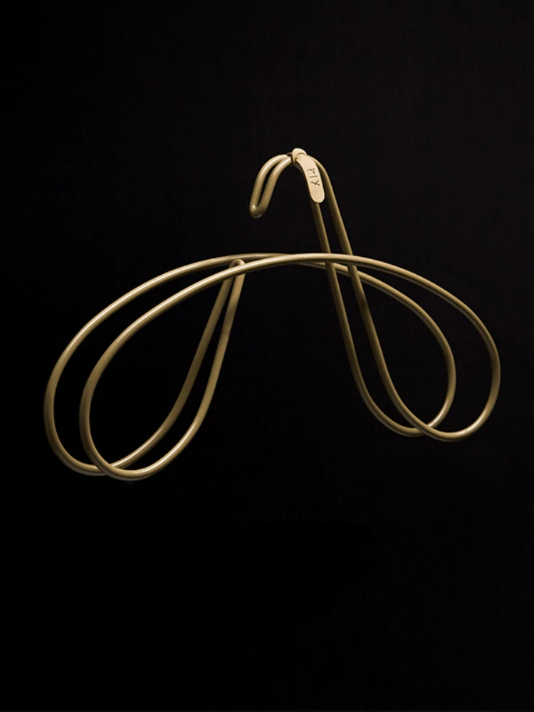 

Clothes Hanger Stainless Steel Adult Household Balcony Storage Anti Shoulder Angle Integrated Seamless Home Wardrobe Decorations