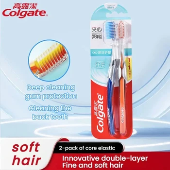 Household Daily Necessities Toothbrush Random Color Spiral Ultra Fine Soft Bristles Wholesale Pack 1