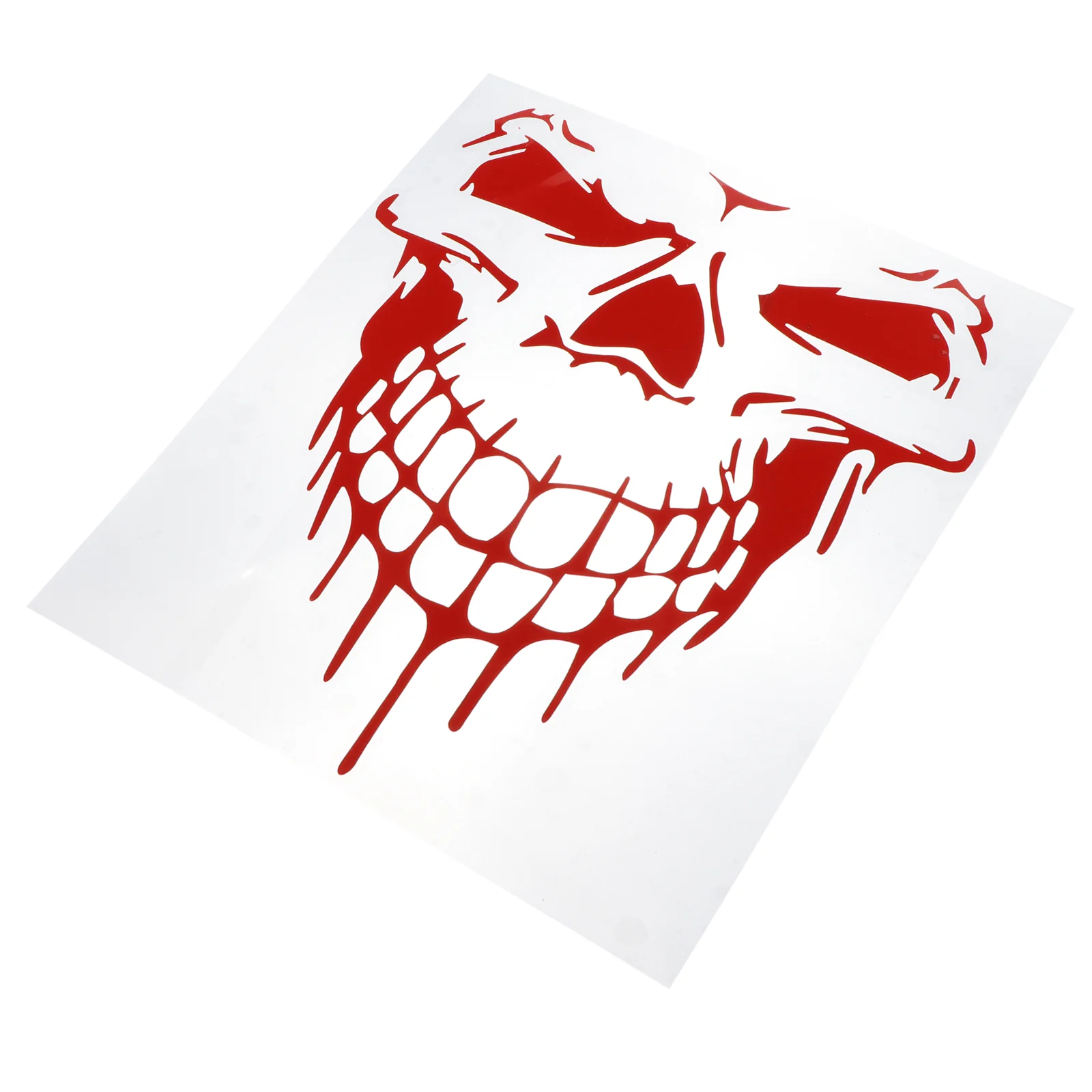 

1pc Skull Head Pattern Car Decal Reflective Car Body Decal Sticker Car Sticker