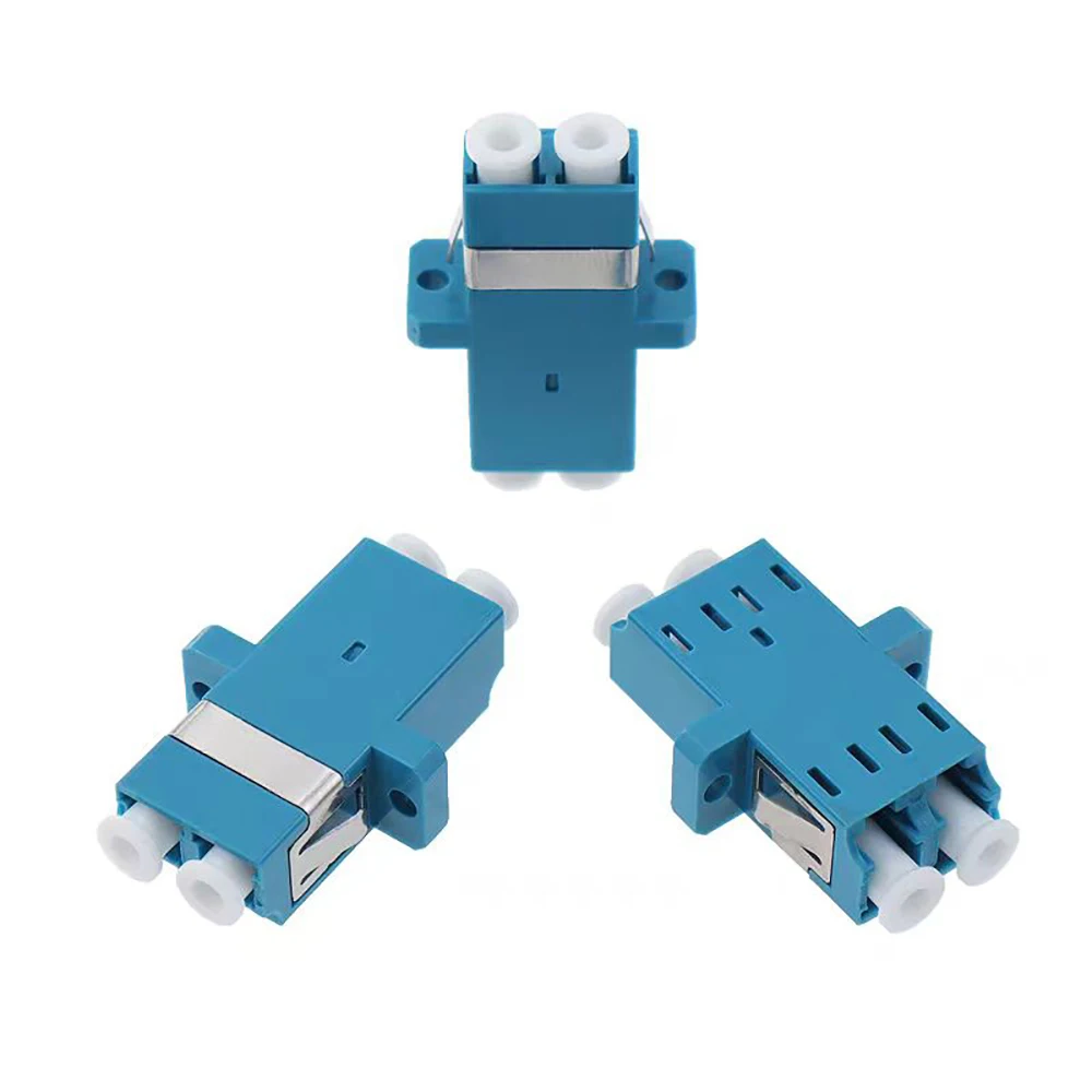 50pcs Simplex/OM4 LC Duplex Fiber Optic Adapter Coupler Fiber Flange LC connector Optical Adaptor