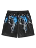 Men's Lightning Graphic Print Drawstring Casual Summer Beach Shorts Hawaii Surfing Short Pants Swim Trunks Y2k Leisure Shorts 5