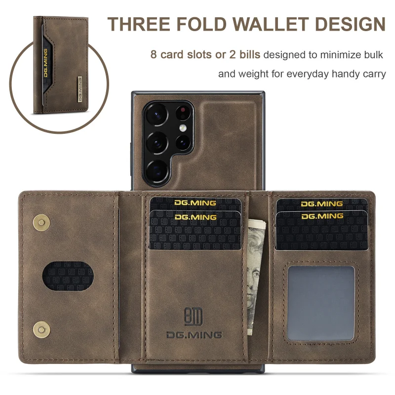 

Leather Case For Samsung S23 S22 Ultra S20 Plus S21 FE Note 20 Wallet Magnetic Cover For Galaxy A14 54 34 24 73 33 Coque Hoesje