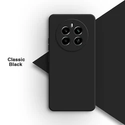 Premium High-Quality Silicone Liquid Soft Phone Case for Realme 12X (Classic Black)