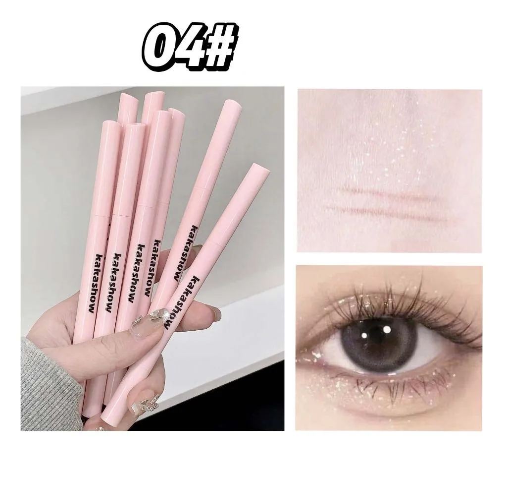 Meniscus Double-end Lying Silkworm Eyeliner Pencil Diamond Glitter Matte Eyeshadow Pen Brightening Cream Shadow Highligh Makeup