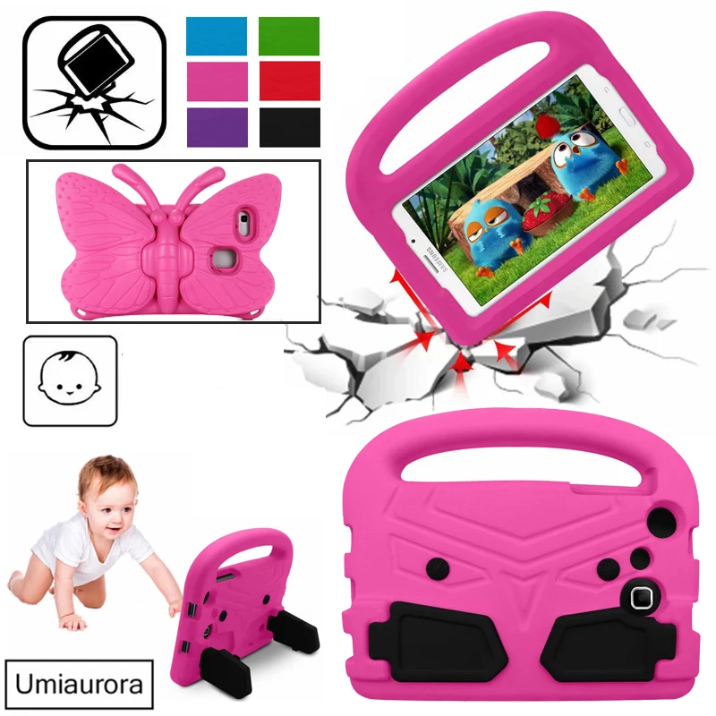 para Samsung Galaxy Tab a6 7.0 Inch Sm-t280 Sm-t285 Sm-t230 Sm-t210 Case Crianças Seguras Eva Espuma à Prova de Choque Capa Stand Handle Shell