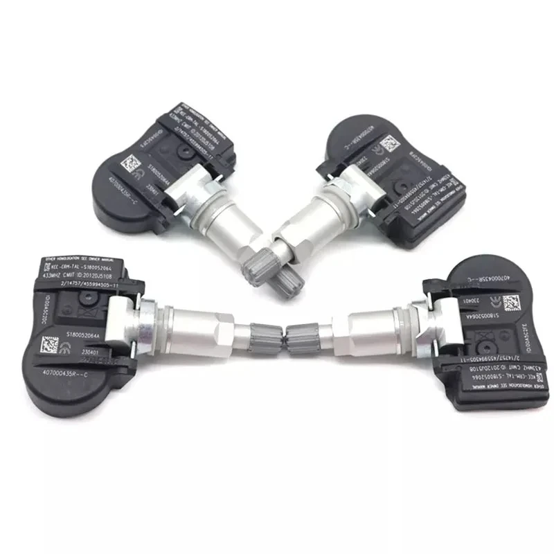 4 pcs Tire Pressure Monitoring System Sensor 407000435R For Renault Fluence Laguna Latitude Megane Van Scenic Zoe TPMS 433MHz