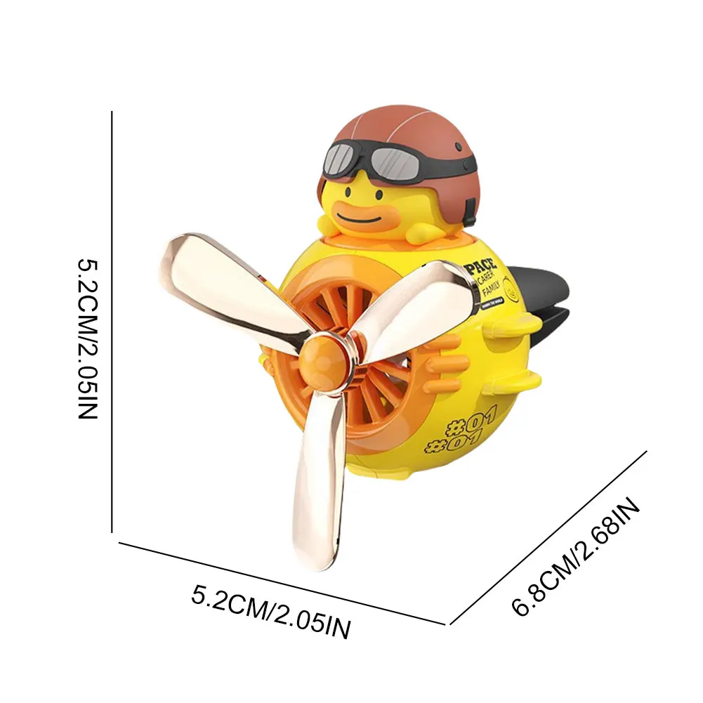 Car Fragrance Diffuser with 2 Fragrances Pilot Car Air Freshener Perfume Air Conditioner Outlet Aromatherapy Auto Accessories