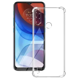 Shockproof Silicone Soft Clear Cover for Motorola Moto E7 Power (Shockproof Case)