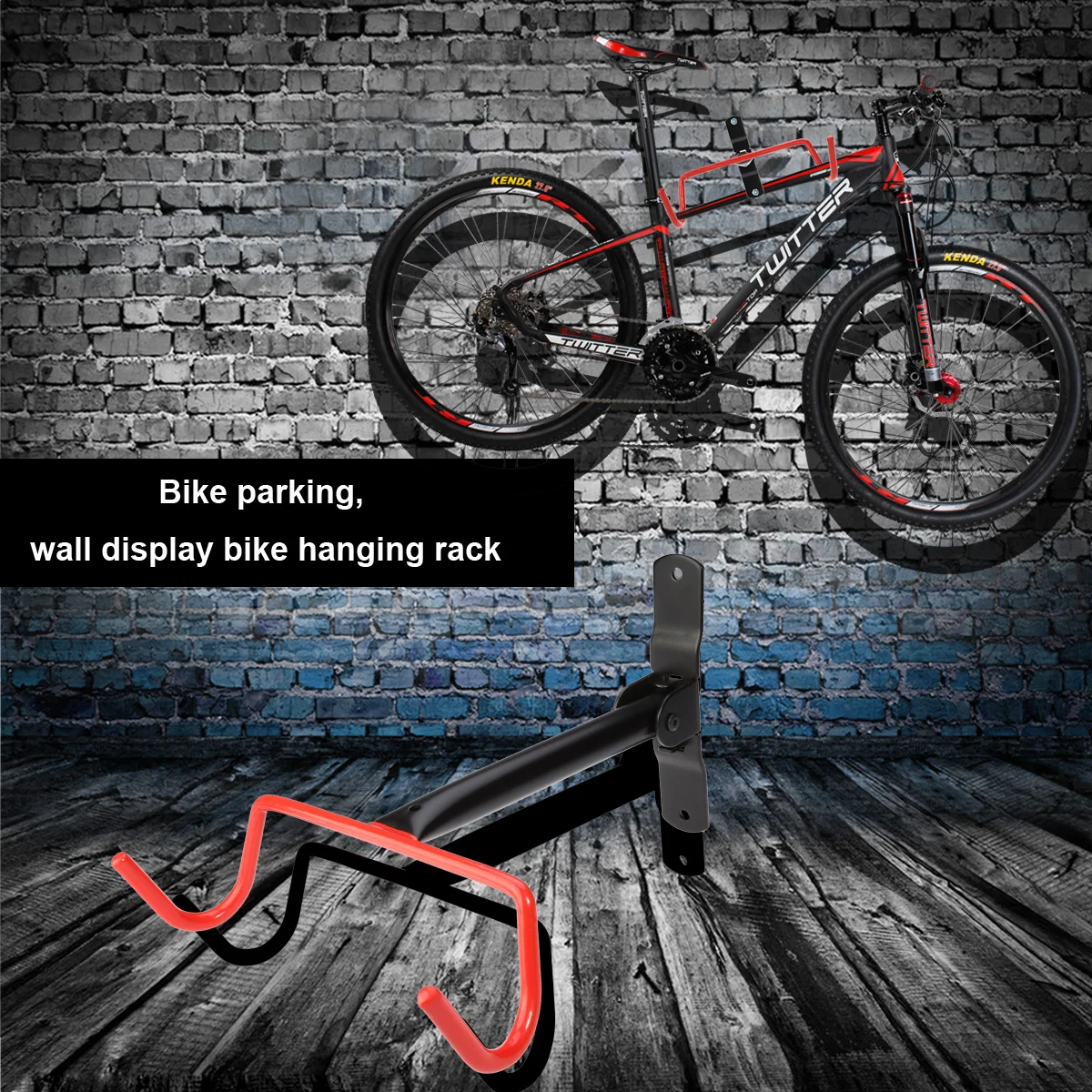 

Garage Wall Bike Storage Rack Mount Hanger Hook Holder with Screws