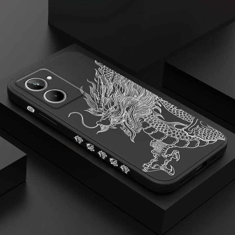 Фото Эскиз для OPPO Realme 11 10 10T 9 9i 8 8i 7 Pro Plus C31 C30 C35 C11 C12 C15 C20 C21Y C25 S 4G чехол 2021 2020 №2