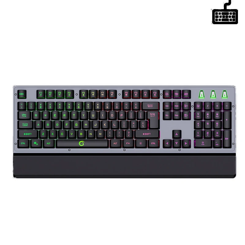 MechanicalWiredGamingKeyboardandWristRestRainbowLEDBacklit,ErgonomicFullSizeQuietSilentUSBKeyboardforComputer-AliExpress7