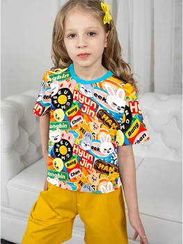 3D Print-S-Skzoo-o-Baby Clothing 5 to 14 Years Male Outdoor Clothes for-S-Stray-Kids-Children Boy Girl k-Kpop Child T-Shirt Top 5