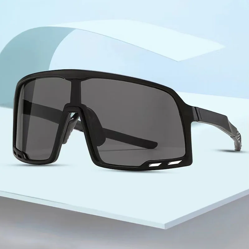 

New Large Frame Joined Body Square Sunglasses Women's Brand Designer Movement Sun Glasses Men's Outdoor Cycling Eyewear UV400