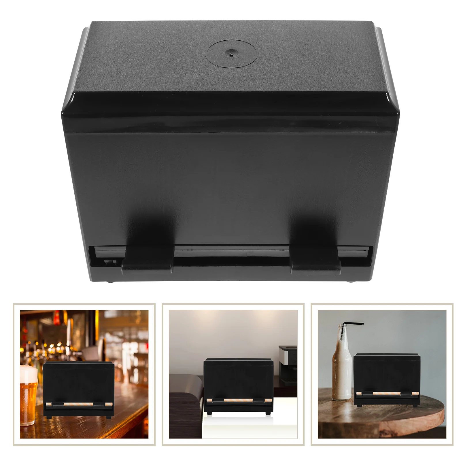 

Push automatic straw box convenient straw box milk tea shop coffee straw box practical straw storage container