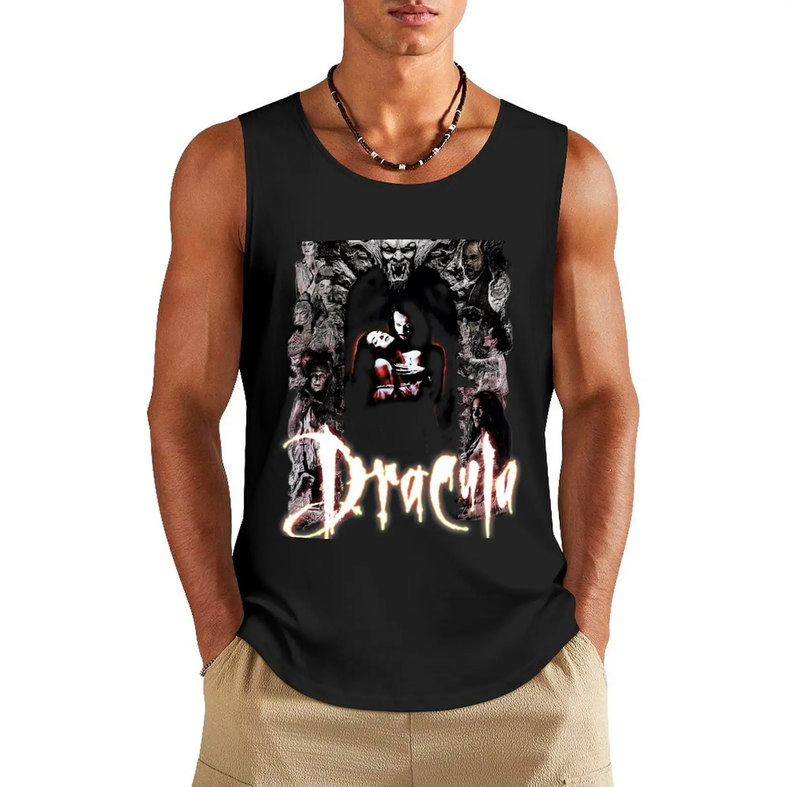 Bram Stoker's Dracula Tank Top Gym wear t-shirts for men