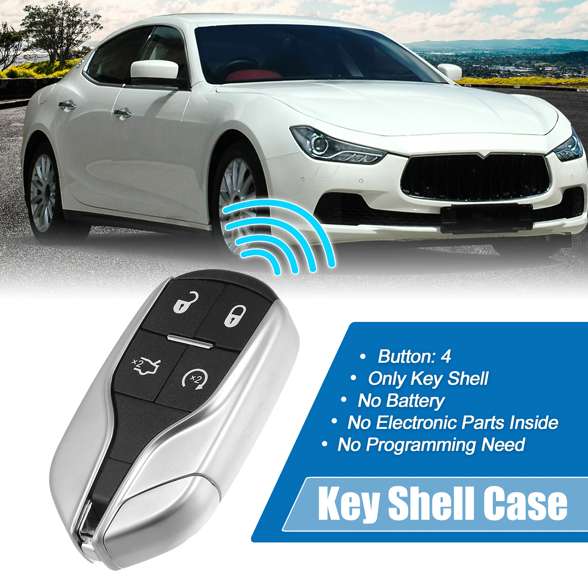 

Автомобильный пульт дистанционного управления X Autohaux, оболочка с 4 кнопками