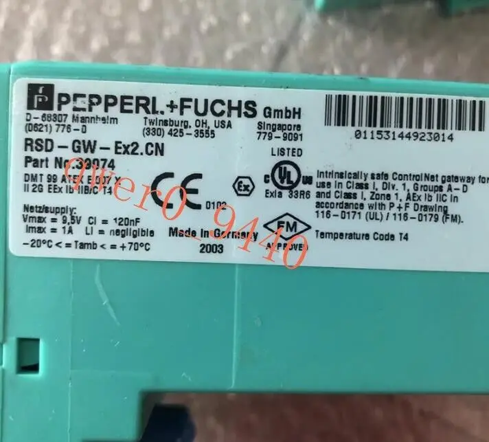 

1PC USED PEPPERL+FUCHS module RSD-GW-Ex2.CN/