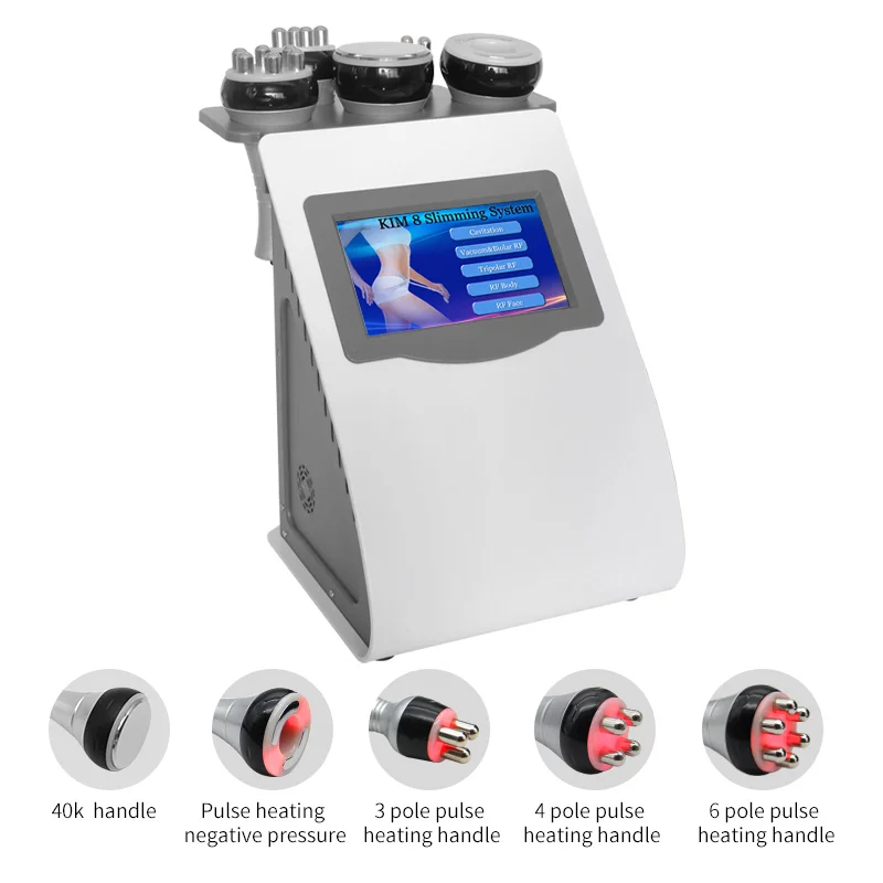 5IN1 KIM8 System Ultrasonic RF Lift Massage Vacuum Cavitation