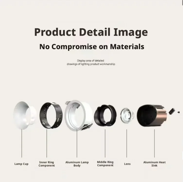 CANTH 아치형 LED 매립형 다운라이트 (주거용 호텔, 빌라 및 사무실용) ? 조명용 LED 제조업체