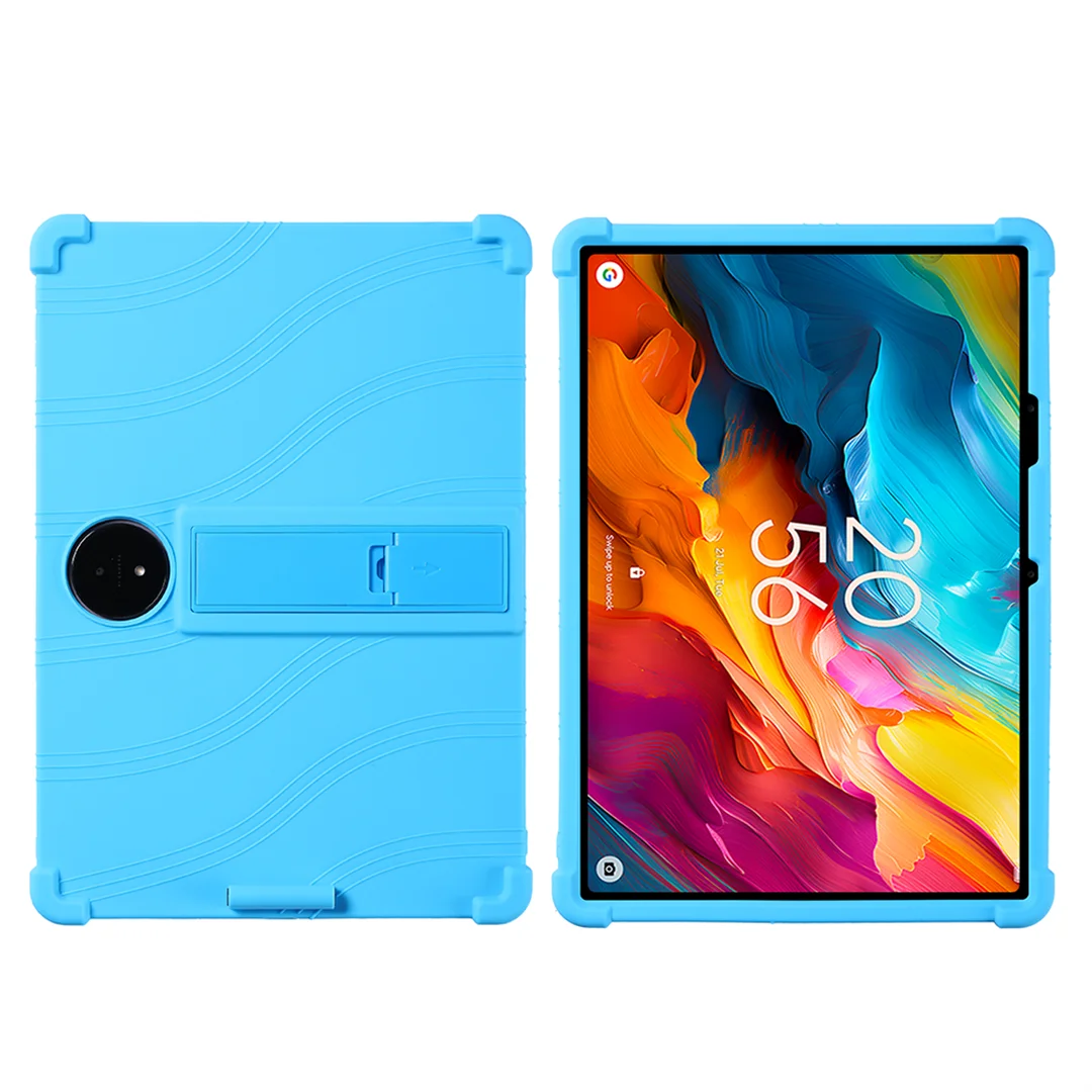 Multi-Color Silicone Shockproof Case with Hidden Stand and Full Protection