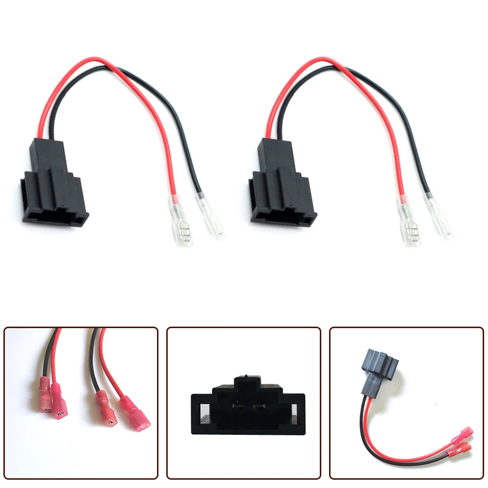 

2-Pin Car Speaker Wire Harness Adapter Plug Universal For A4 Auto Accessories 2024 Hot Sale Brand New And High Quality