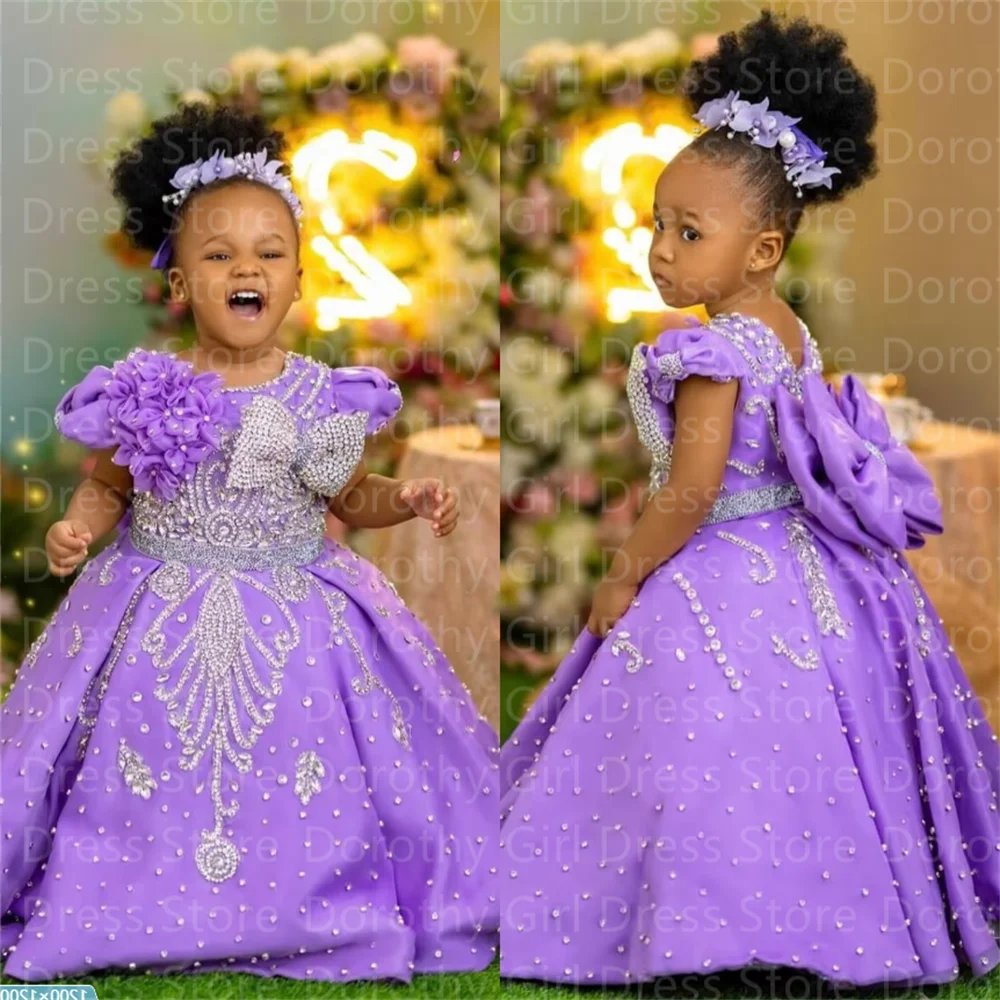 Sage Green Flower Flower Girl Dresses Instagram Luxury Lavender Beading  Flower Girl Dresses Girls Birthday Dress Gorgeous Customized Queen Baptism  For Wedding Party Gowns AliExpress 320