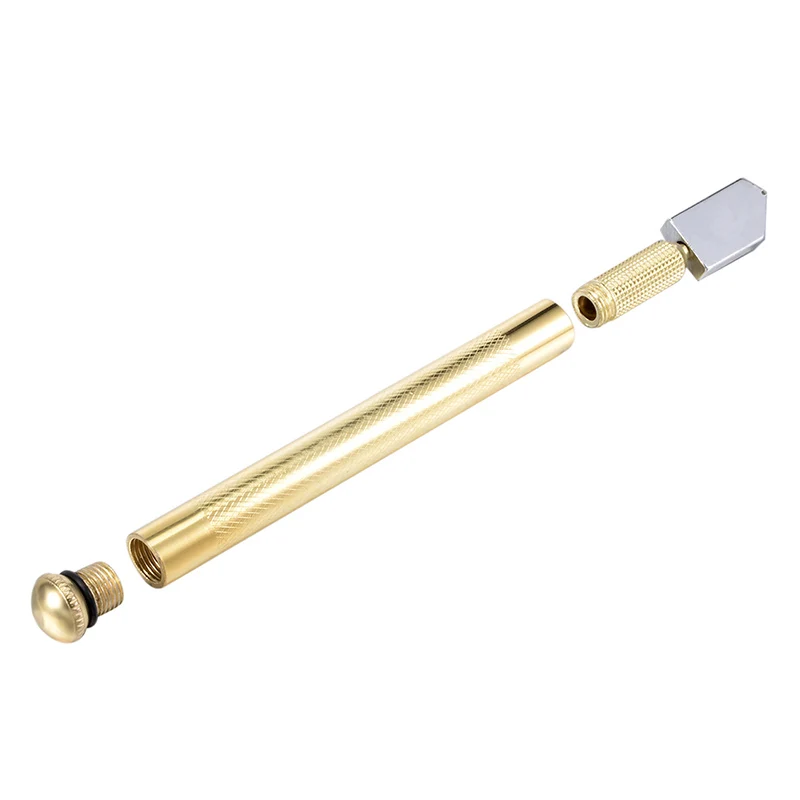 3mm-10mm Glass Cutter Diamond Cutter Head Steel Blade Cutting Tool Oil Supply Anti-skid Metal Handle 170mm Manual Tool Cutting