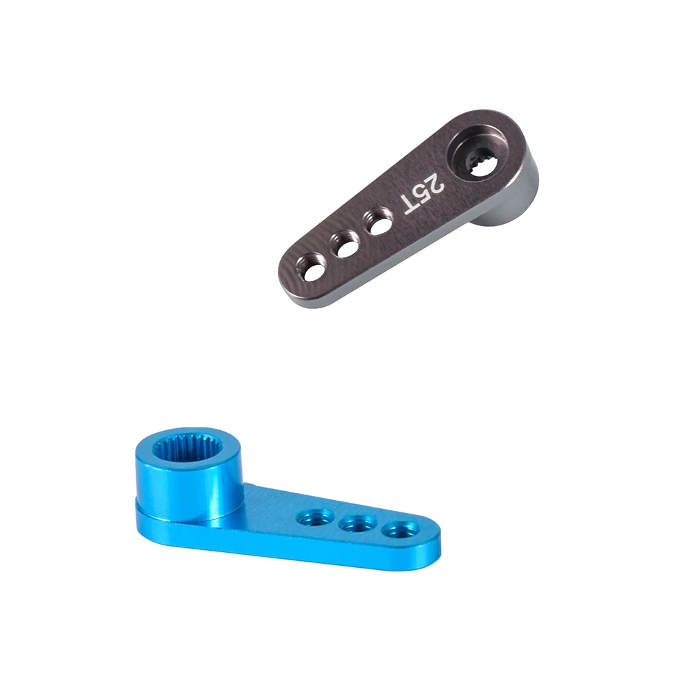 9IMOD 2PCS Multistyle RC 25T Matal Servo Horn Arm Aluminium Für 1/8 1/10 1/18 trx4m TRAXXAS RC Crawler Auto Upgrade Ersatz – Detail 24