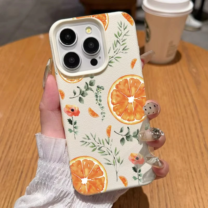 รูปสินค้า เคส iPhone ส้มลิ้นจี่ นุ่มสบาย ป้องกันกระแทก